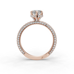 Load image into Gallery viewer, Halo Engagement Ring ERHL0867