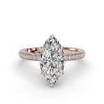 Load image into Gallery viewer, Halo Engagement Ring ERHL0867