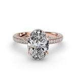Load image into Gallery viewer, Halo Engagement Ring ERHL0867
