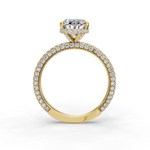 Load image into Gallery viewer, Halo Engagement Ring ERHL0867