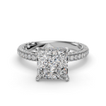 Load image into Gallery viewer, Halo Engagement Ring ERHL0867