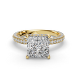 Load image into Gallery viewer, Halo Engagement Ring ERHL0867