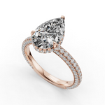 Load image into Gallery viewer, Halo Engagement Ring ERHL0867