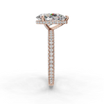 Load image into Gallery viewer, Halo Engagement Ring ERHL0867