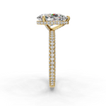 Load image into Gallery viewer, Halo Engagement Ring ERHL0867