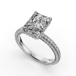 Load image into Gallery viewer, Halo Engagement Ring ERHL0867