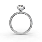 Load image into Gallery viewer, Halo Engagement Ring ERHL0867