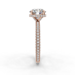 Load image into Gallery viewer, Halo Engagement Ring ERHL0867
