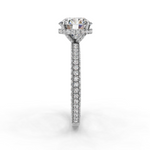 Load image into Gallery viewer, Halo Engagement Ring ERHL0867