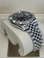 Load image into Gallery viewer, Datejust 41mm Stainless Steel Fluted Jubilee Slate Stick Dial