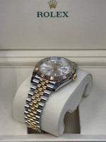 Load image into Gallery viewer, Rolex Datejust 41mm Two-Tone Yellow Fluted Jubilee Silver Index Dial - 126333