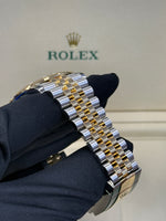 Load image into Gallery viewer, Rolex Datejust 41mm Two-Tone Yellow Fluted Jubilee Silver Index Dial - 126333