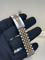 Load image into Gallery viewer, Rolex Datejust 41mm Two-Tone Yellow Fluted Jubilee Silver Index Dial - 126333