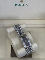 Load image into Gallery viewer, Rolex Datejust 41mm Stainless Steel Fluted Jubilee Silver Stick Dial - 126334
