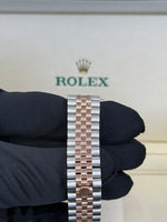 Load image into Gallery viewer, Rolex Datejust 31mm Two-Tone Rose Fluted Jubilee Slate Roman Dial - 278271