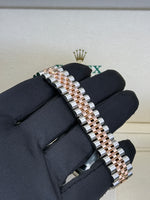 Load image into Gallery viewer, Rolex Datejust 31mm Two-Tone Rose Fluted Jubilee Slate Roman Dial - 278271