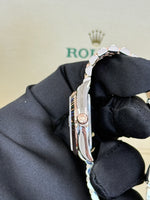 Load image into Gallery viewer, Rolex Datejust 31mm Two-Tone Rose Fluted Jubilee Slate Roman Dial - 278271
