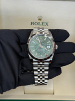 Load image into Gallery viewer, Rolex Sky-Dweller 42mm Mint Green Dial Stainless Steel Jubilee - 336934