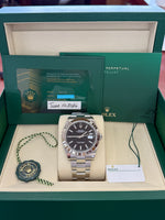 Load image into Gallery viewer, Rolex Datejust 41mm Black Index Dial Stainless Steel Oyster - 126334