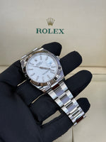 Load image into Gallery viewer, Rolex Datejust 41mm White Index Dial Stainless Steel Oyster - 126334