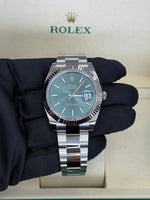 Load image into Gallery viewer, Rolex Datejust 41mm Mint Green Dial Stainless Steel Oyster - 126334