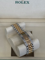 Load image into Gallery viewer, Rolex Datejust 36mm Wimbledon Dial Two-Tone Yellow Fluted Jubilee - 126233