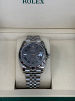 Load image into Gallery viewer, Rolex Datejust 41mm Wimbledon Dial Stainless Steel Jubilee - 126334