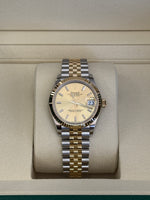 Load image into Gallery viewer, Rolex Datejust 31mm Two-Tone Yellow Fluted Jubilee Champagne Stick Dial - 278273