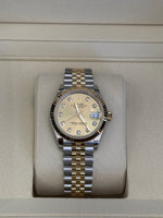 Load image into Gallery viewer, Rolex Datejust 31mm Two-Tone Yellow Fluted Jubilee Champagne Diamond Dial - 278273