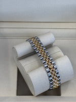 Load image into Gallery viewer, Rolex Lady-Datejust 28mm Two-Tone Yellow Fluted Jubilee Champagne Star Diamond Dial - 279173