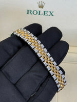 Load image into Gallery viewer, Rolex Lady-Datejust 28mm Two-Tone Yellow Fluted Jubilee Champagne Star Diamond Dial - 279173