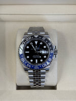 Load image into Gallery viewer, Rolex GMT Master II 'Batgirl' Stainless Steel Jubilee