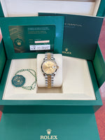 Load image into Gallery viewer, Rolex Datejust 31mm Two-Tone Yellow Fluted Jubilee Champagne Index Dial - 278273