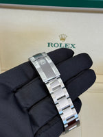 Load image into Gallery viewer, Rolex Datejust 41mm Stainless Steel Fluted Oyster Mint Green Stick Dial - 126334