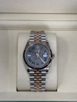 Load image into Gallery viewer, Rolex Datejust 36mm Two-Tone Fluted Rose Jubilee Wimbledon Dial - 126231