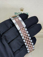 Load image into Gallery viewer, Rolex Datejust 36mm Two-Tone Fluted Rose Jubilee Wimbledon Dial - 126231