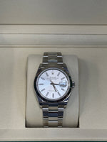 Load image into Gallery viewer, Rolex Datejust 36mm Stainless Steel Fluted Oyster Silver Index Dial - 126234