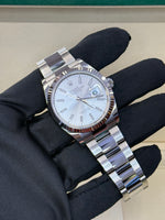 Load image into Gallery viewer, Rolex Datejust 36mm Stainless Steel Fluted Oyster Silver Index Dial - 126234