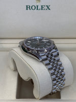 Load image into Gallery viewer, Rolex Datejust 41mm Stainless Steel Fluted Jubilee Mint Green Stick Dial - 126334