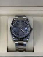 Load image into Gallery viewer, Rolex Datejust 41mm Stainless Steel Fluted Oyster Wimbledon Dial - 126334