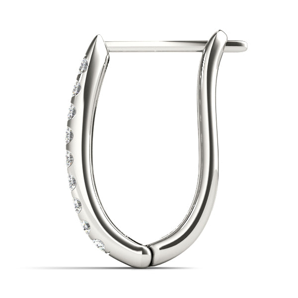 Earrings Hoop Earrings J-hoops