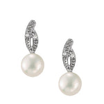 Load image into Gallery viewer, Earring 6mm Pearl Center Earring

