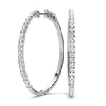 Load image into Gallery viewer, Earrings Hoop Earrings Vault Lock
