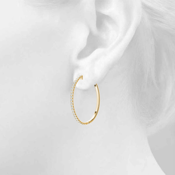 Earrings Hoop Earrings Vault Lock