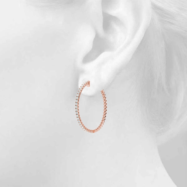 Earrings Hoop Earrings Vault Lock