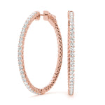 Load image into Gallery viewer, Earrings Hoop Earrings Vault Lock
