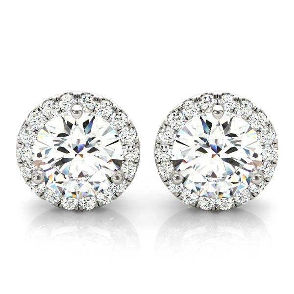 Martini halo earrings