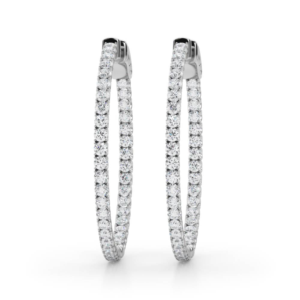 .75 Inch 4 Prong Round Hoop