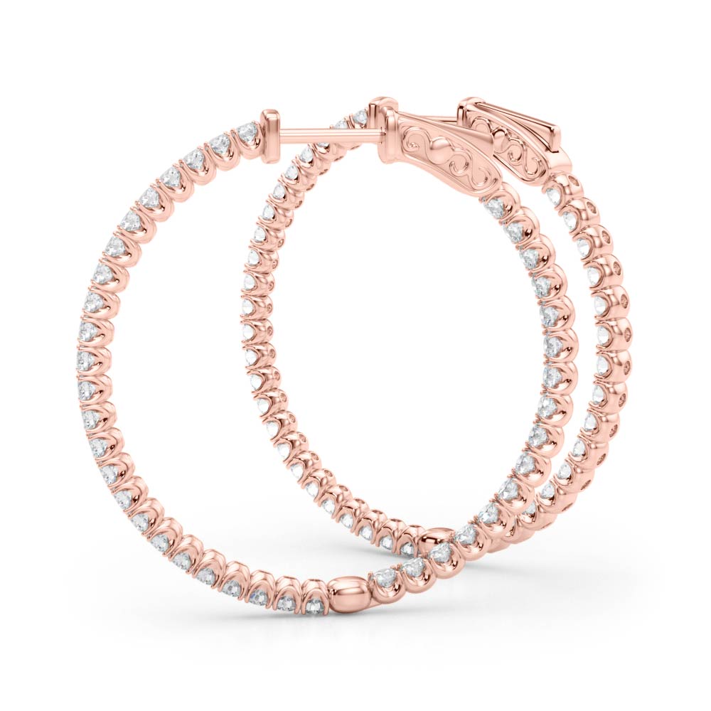 .75 Inch 4 Prong Round Hoop