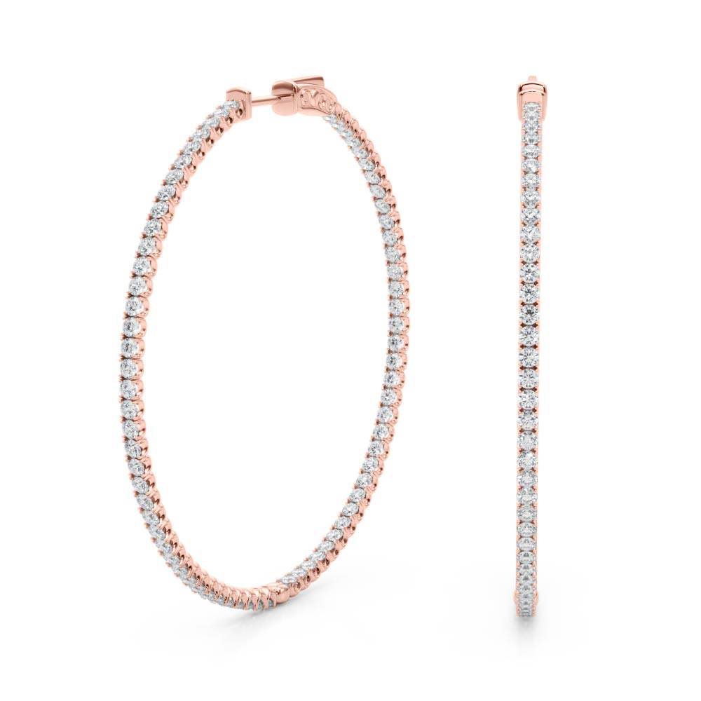 .75 Inch 4 Prong Round Hoop